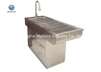 Tabla quirúrgica animal funcional multi del acero inoxidable con dos mercados del agua
