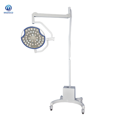 Lámpara quirúrgica LED de tipo móvil 500 con batería Luz quirúrgica médica sin sombras