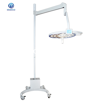 Lámpara quirúrgica LED de tipo móvil 500 con batería Luz quirúrgica médica sin sombras