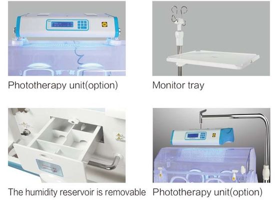 Incubadora portátil neonatal para el servo de los bebés controlado