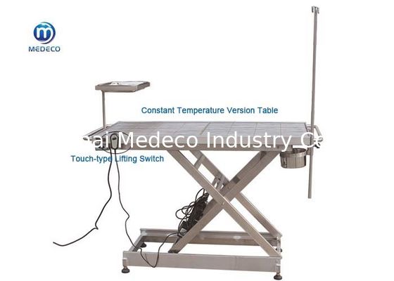 Tipo quirúrgico veterinario de acero inoxidable de la mesa de operaciones X