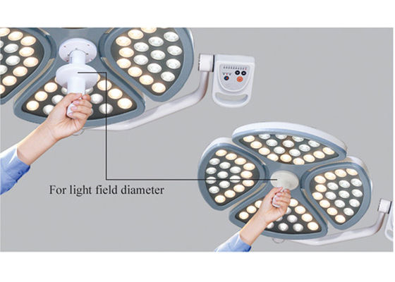 Diámetro de funcionamiento Shadowless los 65cm de la lámpara de la cirugía de 90VA LED 160000 LUX