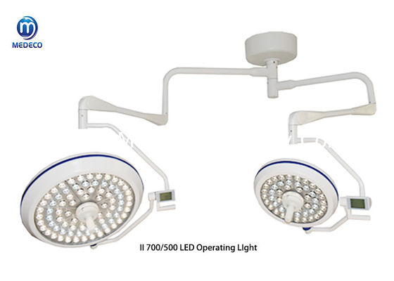 El techo del doble del LED montó la luz médica quirúrgica de funcionamiento de la lámpara Shadowless